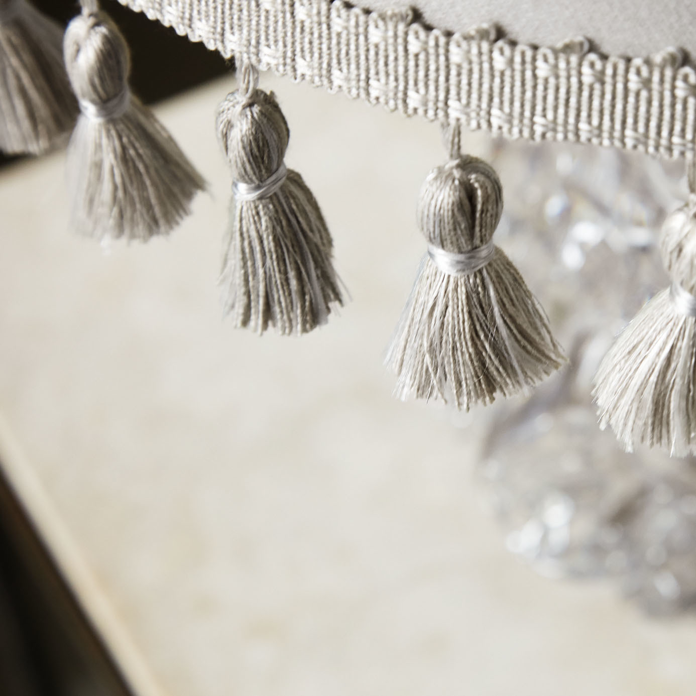 Tassel Fringe Anthracite Trimmings by ZOF